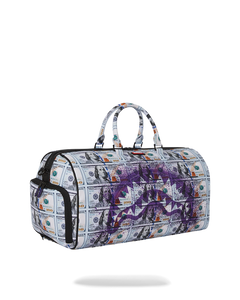 SPRAYGROUND MONEY SPLAT DUFFLE BAG