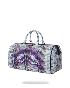 SPRAYGROUND MONEY SPLAT DUFFLE BAG