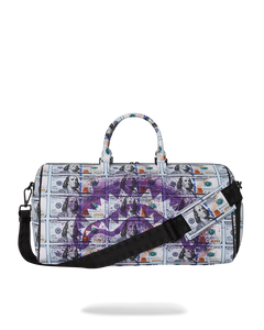 SPRAYGROUND MONEY SPLAT DUFFLE BAG