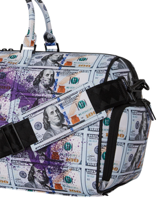 SPRAYGROUND MONEY SPLAT DUFFLE BAG