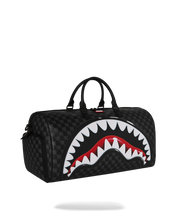 Load image into Gallery viewer, SPRAYGROUND SHARKS IN PARIS BALLOON  BLACK LARGE DUFFLE BAG