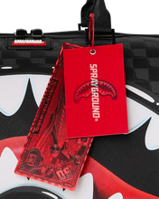 Load image into Gallery viewer, SPRAYGROUND SHARKS IN PARIS BALLOON  BLACK LARGE DUFFLE BAG