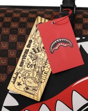 Load image into Gallery viewer, SPRAYGROUND SHARKS IN PARIS WTF GRIN &amp; GRIND DUFFLE BUBBLE CHECK DUFFLE