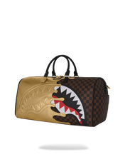 Load image into Gallery viewer, SPRAYGROUND SHARKS IN PARIS GOLDEN DYNASTY GOLD DRIP DUFFLE