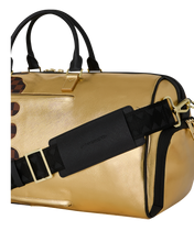 Load image into Gallery viewer, SPRAYGROUND SHARKS IN PARIS GOLDEN DYNASTY GOLD DRIP DUFFLE
