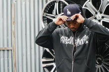 Load image into Gallery viewer, ALMIGHTY METAL POTASSIUM CROP ZIP HOODIE