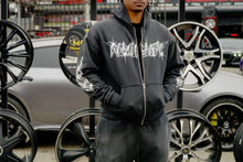 Load image into Gallery viewer, ALMIGHTY METAL POTASSIUM CROP ZIP HOODIE