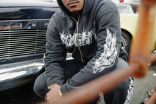 Load image into Gallery viewer, ALMIGHTY METAL POTASSIUM CROP ZIP HOODIE