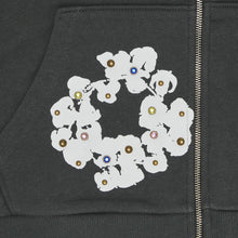 Load image into Gallery viewer, DENIM TEARS RHINESTONE ZIP HOODIE