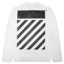 Load image into Gallery viewer, L/AB OFF-WHITE DIAG LONG SLEEVE T-SHIRT