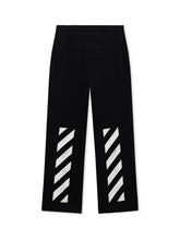Load image into Gallery viewer, L/AB OFF-WHITE DIAG OPEN HEM JOGGER PANTS