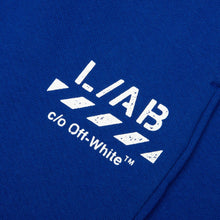 Load image into Gallery viewer, L/AB OFF WHITE DIAG OPEN HEM JOGGER PANTS