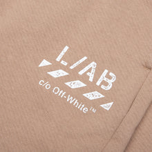 Load image into Gallery viewer, L/AB OFF-WHITE DIAG OPEN HEM JOGGER PANTS