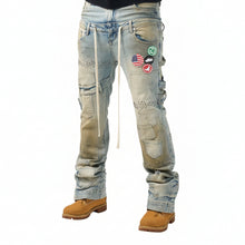 Load image into Gallery viewer, DUAA WORLD PEACE PINS DENIM