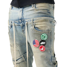 Load image into Gallery viewer, DUAA WORLD PEACE PINS DENIM