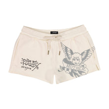 Load image into Gallery viewer, ED HARDY WOMEN SACRED HEART FLEECE SHORT