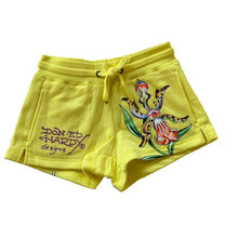 Load image into Gallery viewer, ED HARDY WOMEN ORCHIDS  FLEECE SHORT