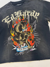 Load image into Gallery viewer, ED HARDY PANTHER CROPPED MENS BOXY T.SHIRT