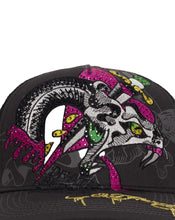 Load image into Gallery viewer, ED HARDY RHINESTONE DAGGER SNAKE HAT (EHH0001)
