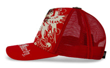 Load image into Gallery viewer, ED HARDY RHINESTONE EAGLE PANTHER TRUCKER HAT