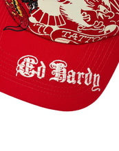 Load image into Gallery viewer, ED HARDY RHINESTONE EAGLE PANTHER TRUCKER HAT