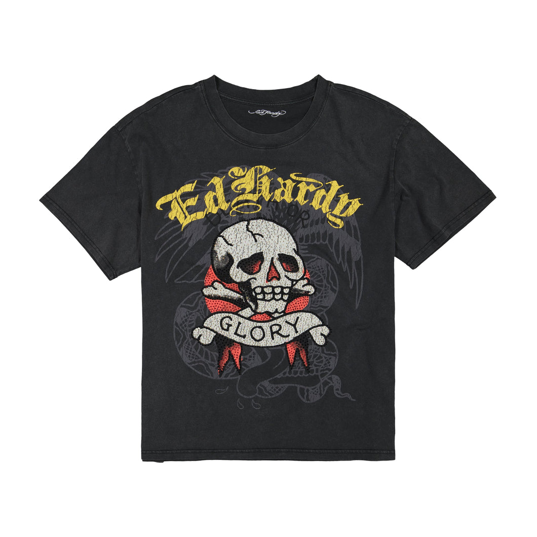 ED HARDY GLORY SKLL MENS T.SHIRT