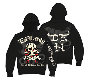 ED HARDY DG SKULL PULLOVER HOODIE