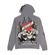 Load image into Gallery viewer, ED HARDY LKS SKULL  MENS PULL OVER HOODIE (EHM1301-46)