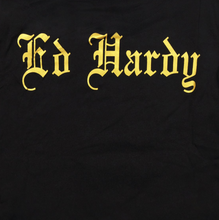Load image into Gallery viewer, ED HARDY WOMEN HEART FLAME RHINESTONE BABY TEE
