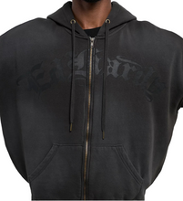 Load image into Gallery viewer, ED HARDY SKULLS BOXY ZIP MENS HOODIE