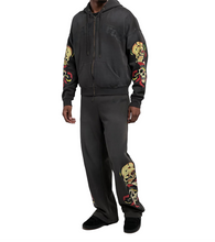 Load image into Gallery viewer, ED HARDY SKULLS BOXY ZIP MENS HOODIE
