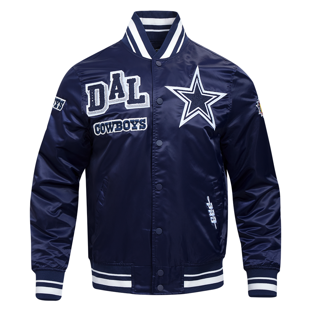 PRO STANDARD NFL DALLAS COWBOYS MASHUP RIB SATIN JACKET