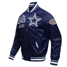 Load image into Gallery viewer, PRO STANDARD NFL DALLAS COWBOYS MASHUP RIB SATIN JACKET