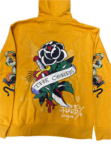 ED HARDY PANTHER SNAKE MENS PULL OVER HOODIE