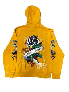 ED HARDY PANTHER SNAKE MENS PULL OVER HOODIE