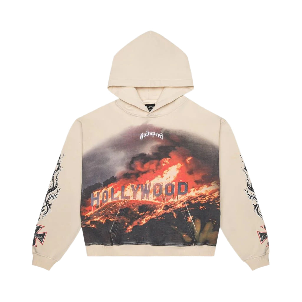GODSPEED HOLLYWOOD INFERMO PULL OVER HOODIE – BLUE CITY NYC