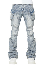 Load image into Gallery viewer, GUAPI COFFIN ARC EMBELISHED DENIM
