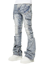 Load image into Gallery viewer, GUAPI COFFIN ARC EMBELISHED DENIM