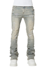 Load image into Gallery viewer, GUAPI FADED CROSS DENIM