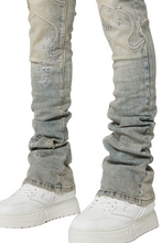 Load image into Gallery viewer, GUAPI FADED CROSS DENIM