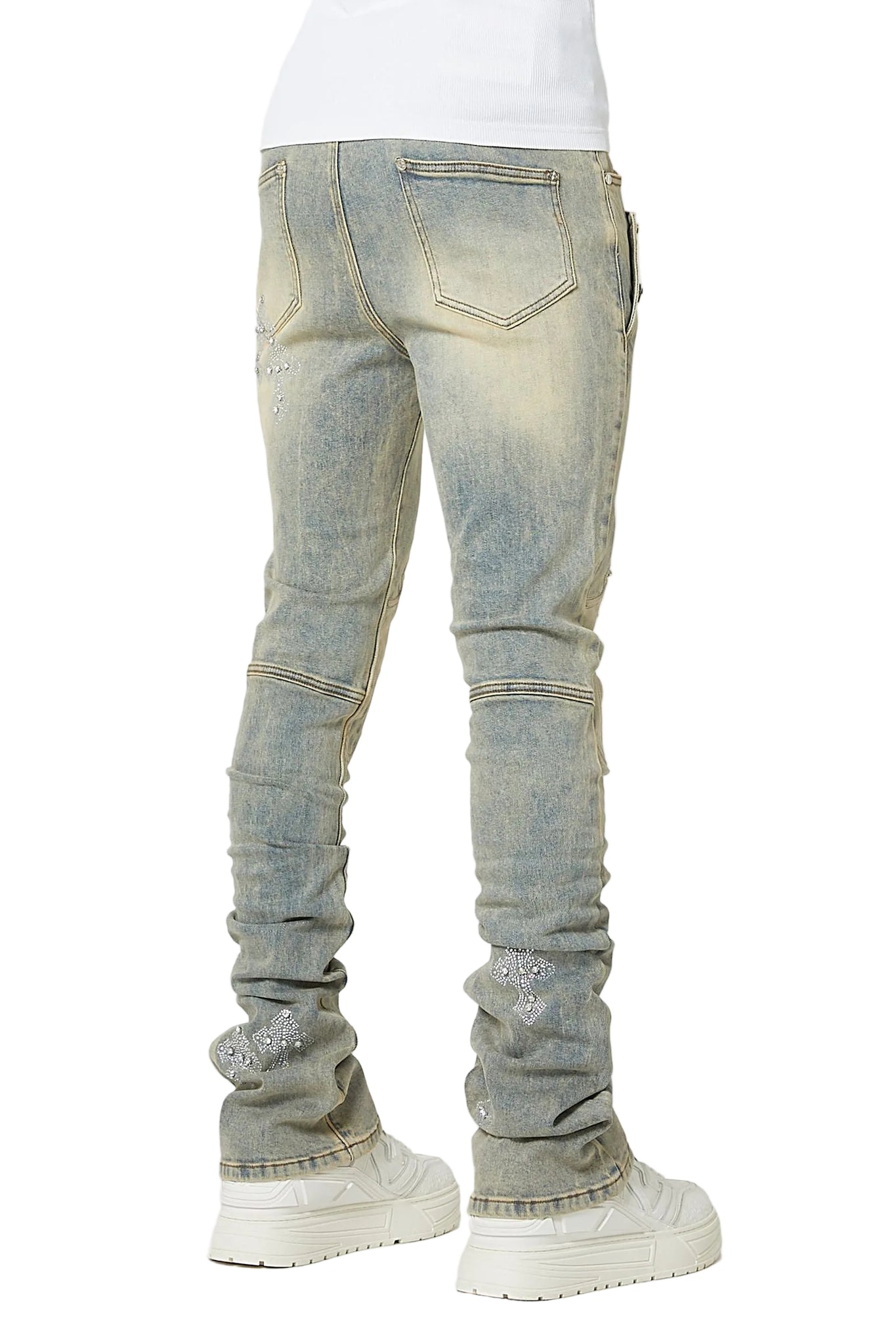 GUAPI FADED CROSS DENIM – BLUE CITY NYC