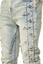 Load image into Gallery viewer, GUAPI OBSIDIAN AVIATION CLASP DENIM