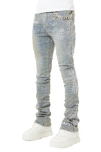 Load image into Gallery viewer, GUAPI DISTRESSE  CROSS DENIM