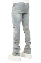 Load image into Gallery viewer, GUAPI DISTRESSE  CROSS DENIM