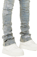 Load image into Gallery viewer, GUAPI DISTRESSE  CROSS DENIM