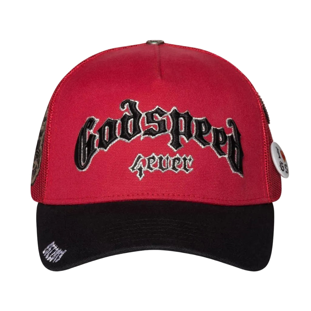 GODSPEED FOREVER TRUCKER HAT – BLUE CITY NYC