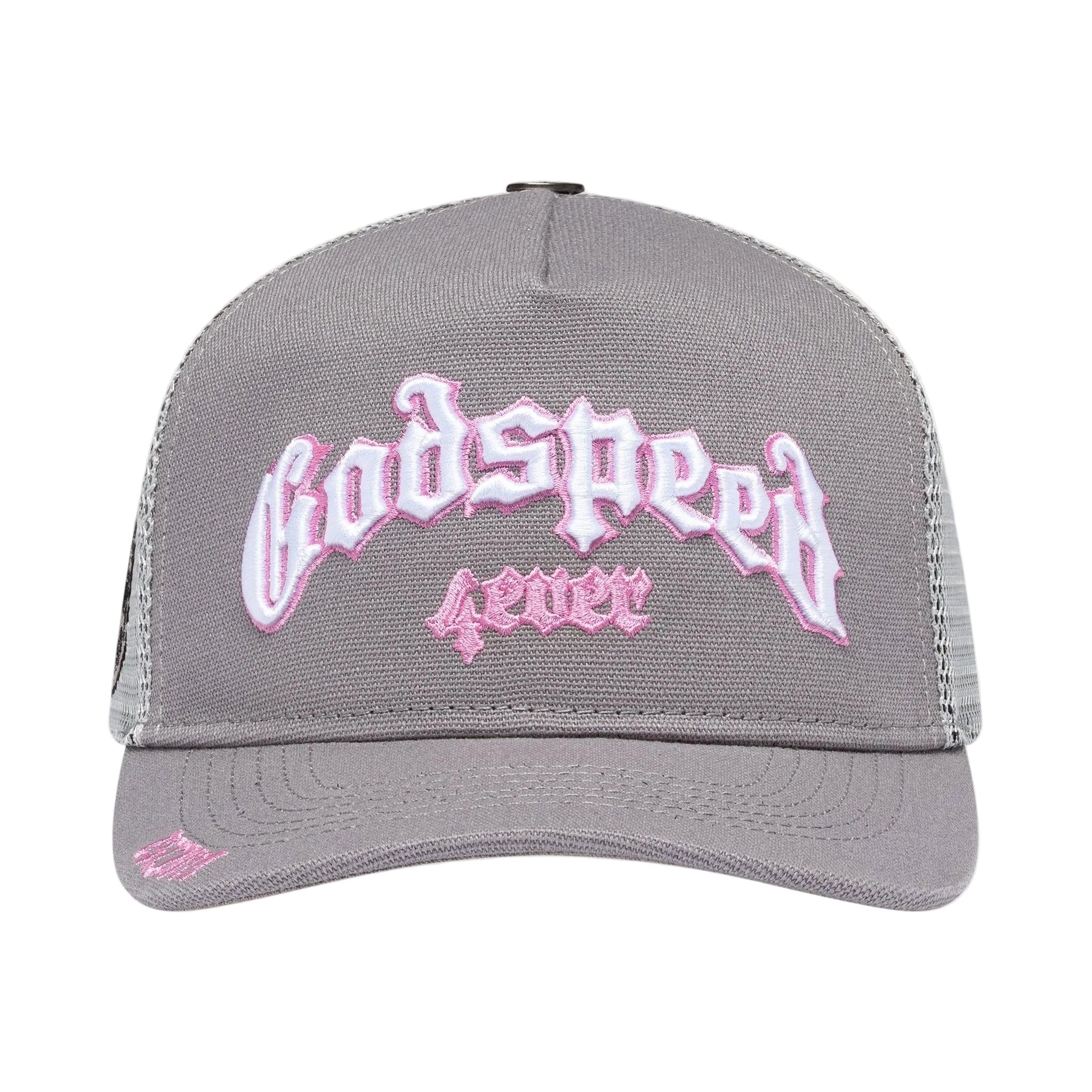 美品 GODSPEED FOREVER TRUCKER CAP GODSPEED FOREVER TRUCKER HAT – BLUE CITY NYC