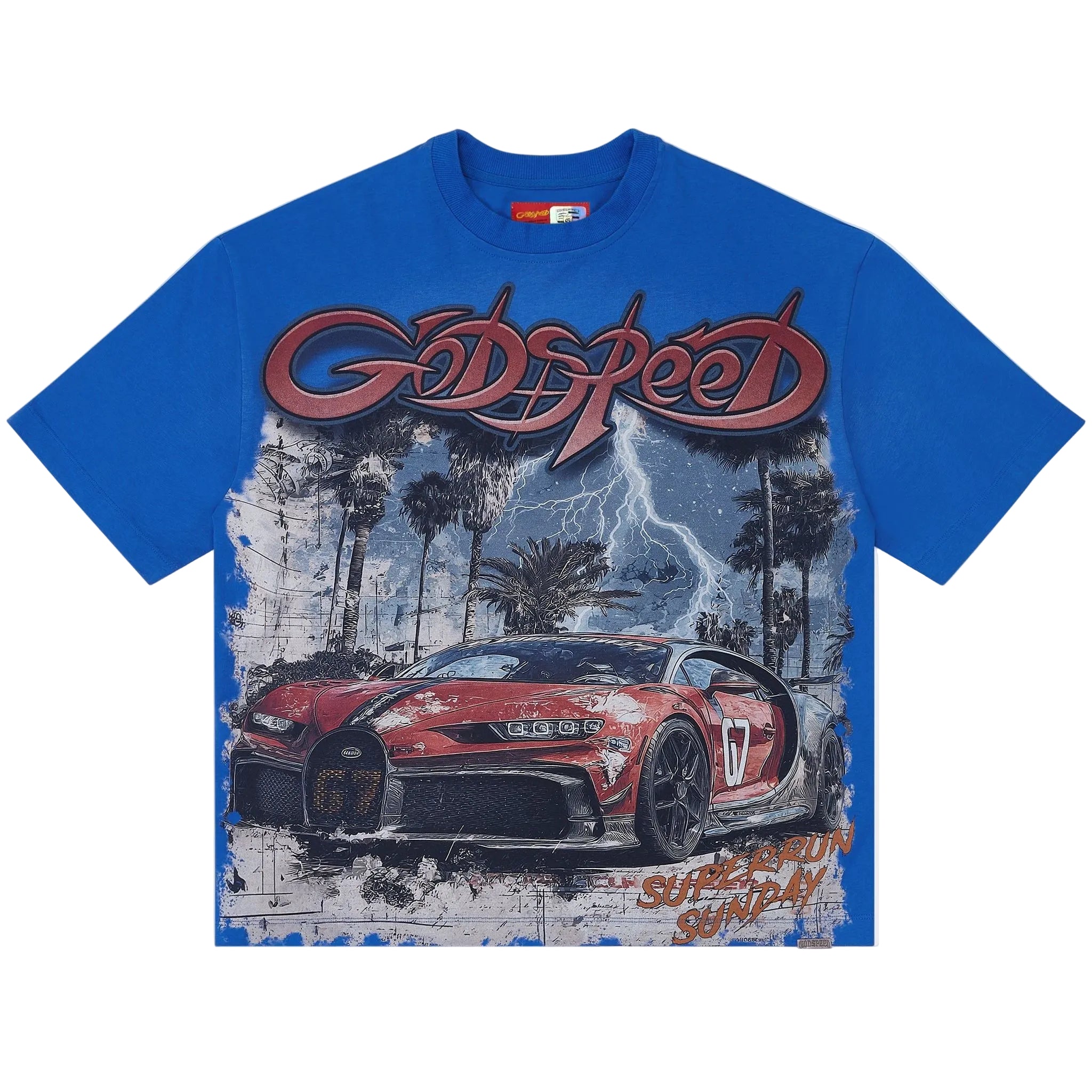 GODSPEED GATTI MIAMI SUPERRUN T.SHIRT – BLUE CITY NYC