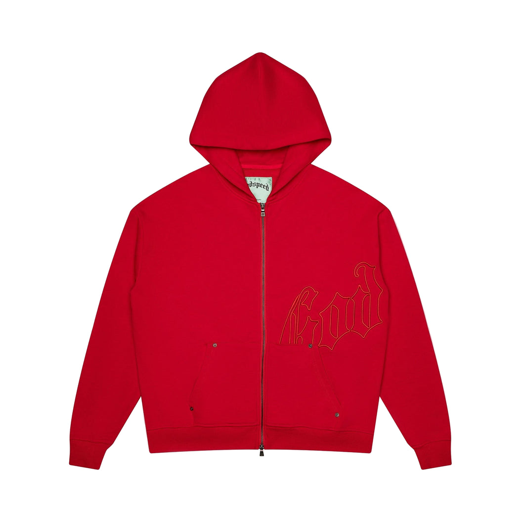 GODSPEED OG LOGO ZIP HOODIE