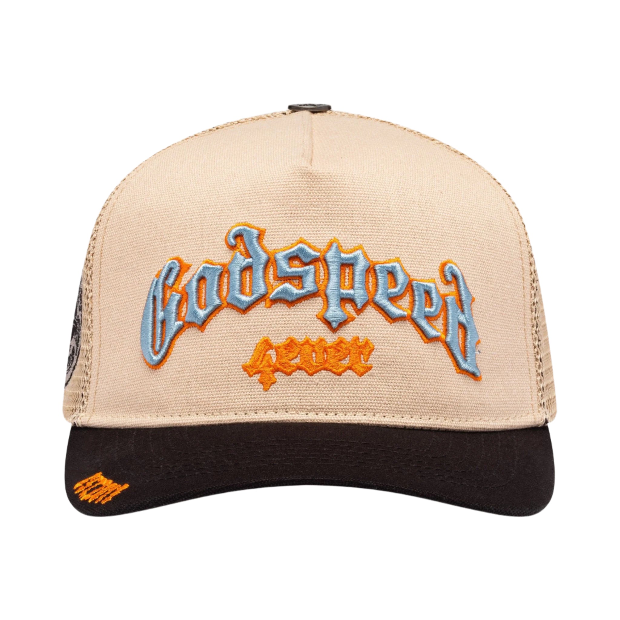 GODSPEED FOREVER TRUCKER HAT – BLUE CITY NYC